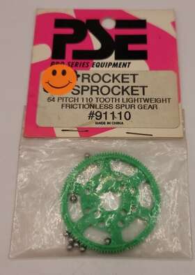 91110 Pse Pro Series Equipment Spur Gear 110t 64p Light Weight Frictionless Rc