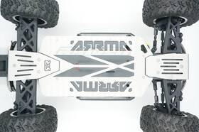 0518uh90xz6 Raidenracing Stainless Steel Front Center Rear Chassis Armor Skid Plate Set Fits Arrma