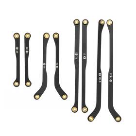 Rampcrab S24-005 Lk-st-bk High Clearance 4 Links Set For Scx24 Gladiator And Dodge Power Wagon Steel L Inch