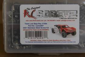 Rc Screwz 121519000876 Team Losi Baja Rey 1/10th 340 Ss Screw Kit - Rczlos087