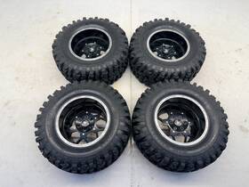 Rc4wd Z-w0143 4x Huntsman Spider 40 Series 3.8 Inch Beadlock Wheels / Pitbull Rock Beast 537