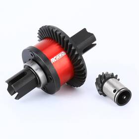Mq-ara310937r Rcawd Front/rear Diff Combo Complete With Gear 39t Input 12t For Arrma