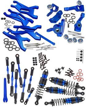 Rcmyou Sh2-block-arm-shock-link-nb1 Upgrades Part For 1/10 Slash 2wd Vxl Alloy Big Bore Rc Shocks Absorber Fron