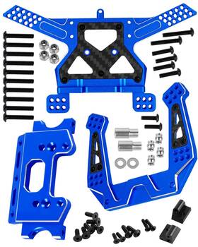Sh2-tower-bulkhead-nb1 Rcmyou Rc Aluminum Shock Tower And Front Bulkhead Upgrades Part For 1/10 Slash 2wd Vxl