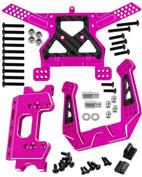 Rcmyou Sh2-tower-bulkhead-p1 Rc Aluminum Shock Tower And Front Bulkhead Upgrades Part For 1/10 Slash 2wd Vxl