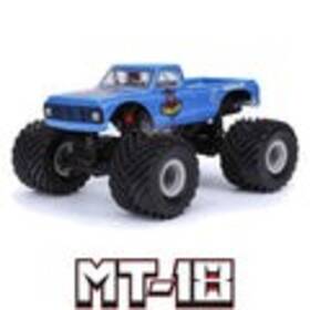 Rer33539 Redcat Racing Mt-18 1/18 Scale Brushed Electric Truck Blue - Lawless