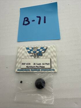 Rrp4336 Robinson Fr- Slvr Hard Coated Alloy 64p Pinion 36 Teeth -