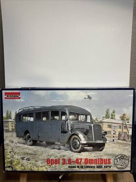 Roden 823017701502 1 72 Opel 3.6-47 Blitz Bus Omnibus W.39 Ludwig-built Early Nib