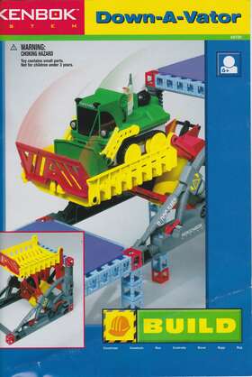 04730 Rokenbok Down-a-vator Set Excellent Condition. All Parts And Booklet