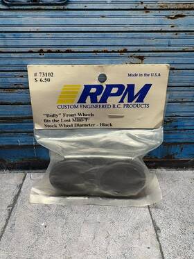 73102 Rpm Bully Black Front Wheel Team Losi Mini T 1.0 1/18th Mini-t