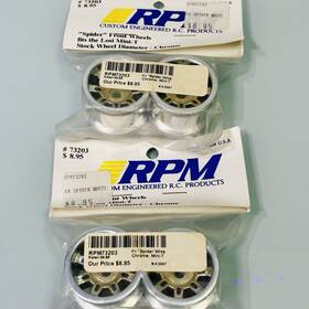 73203 Rpm Spider Chrome Front Wheel Team Losi Mini T 1.0 1/18th Mini-t