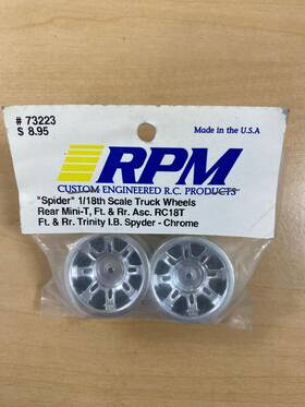 73223 Rpm Inch Spider Rear Wheels Chrome 2 Mini-t