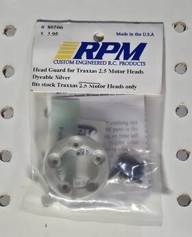 80506 Rpm Traxxas T-maxx 2.5 Nitro Engine Cooling Head Guard Silver