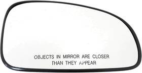 Rt10501-12pr Rugged Tuff Passenger Side Mirror Glass Assembly With Plastic Backing Plate Compatible Wi