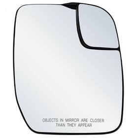 Rt21002-21pr Rugged Tuff Passenger Side Mirror Glass Assembly Non-heated With Plastic Backing Plate Co
