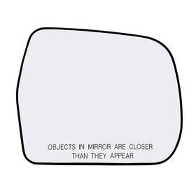 Rt72173-12pra Rugged Tuff Passenger Side Mirror Glass Assembly With Plastic Backing Plate Heated Compat