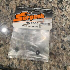 Ser401755 Serpent Fr Shock Nut 4x Evo 2 -