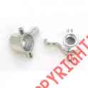 St6837s Steering Silver Knuckles Aluminum Racing St Slash Cnc Machined 4x4