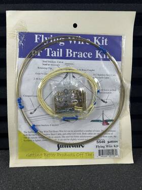 S546 Sullivan Vintage Rc Airplane Parts Flying Wire Kit Tail Brace Nos 546