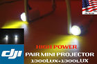 2x1300lux Super Landing Bright Dji Projectore Phantom2 White Gear Installed