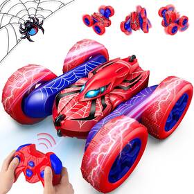 Syokzey 764725547775 Rc Cars Remote Control Car Double Sided 360 Flip 4wd Rechargeable Drift