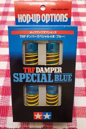 49355 Tamiya Trf Special Dampers Blue New In Box Discontinued