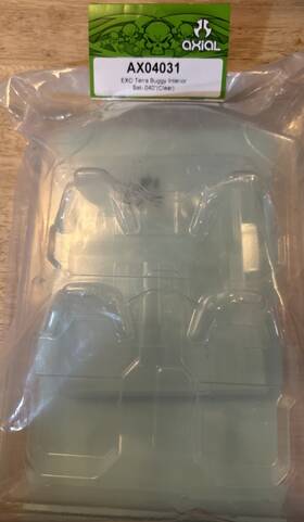 Ax04031 Tbg 04031 Axial Exo Terra Buggy Interior Set Clear With Decal Kit #ax04031