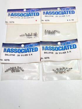 6276 Team Associated #6276 Ballstud .20 Silver S.h