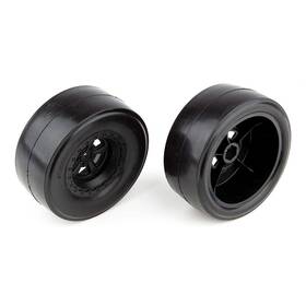 Asc71072 Team Associated Dr10 Rear Wheels And Drag Slick Tires Mounted Elec C