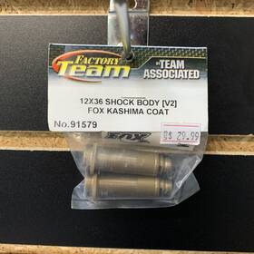 Asc91579 Team Associated Factory 12 X 36 Shock Body V2 Genuine Kashima C