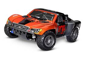 Tra68154-4-fox Traxxas 020334018519 Slash 4x4 Brushless 1/10 Scale 4wd Short Course Truck F