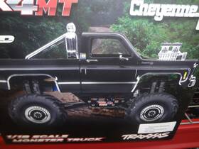 Trx-4mt Traxxas 020334042354 Tra98064-1-black Chevrolet K10 Monster Truck Black