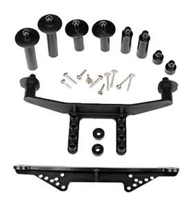 Traxxas 1914r Front And Rear Body Mount With Posts Post Extensions Hardw