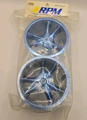 81945 Traxxas Rpm Blue Chrome Wheels 14mm T-maxx And E-maxx