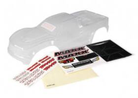 Tra8911 Traxxas L.p. Body Maxx Clear Requires Painting / Window Mas