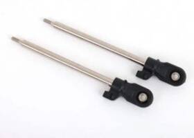 Tra9662 Traxxas L.p. Shock Shaft 80mm Gt-maxx Steel Chrome Finish 2 Assembled With Rod Ends