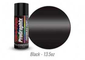 Tra5055x Traxxas Body Paint Prographix Black 13.5oz Spray Aerosol Can