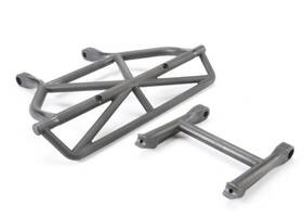 Tra5836 Traxxas Bumper Rear/ Mount Rear Black
