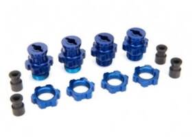 Traxxas Tra5853x Wheel Hub Set 17mm Short 2 Long Blu Slash 2wd