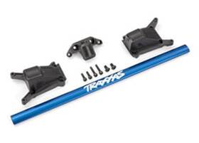 Tra6730x Traxxas Chassis Brace Kit Blue Fits Rustler 4x4 Or Slas