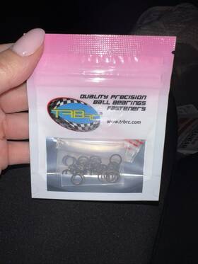 10ea Trb Rc 819637028185 M6x8mm Dia. Steel Shim Pack 0.1 0.2 0.3 0.5mm Width