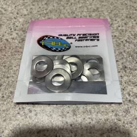 Trb-195019 Trb Rc M8x12mm Dia Steel Shim Pack 10ea 0.1 0.2 0.3 0.5mm Width Fast Usa Ship
