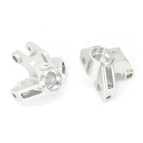 Tlmt-13 Treal Aluminum 7075 Front Steering Knuckels For Losi Lmt Silver