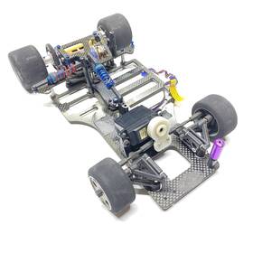 Rc12l3 Trinity Vintage Associated Pan Car Incomplete Motor Carbon Chasis