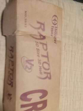 3833 Tunder Tiger Thunder Crash Kit For Raptor Helicopter New Nos And At Pro Blades