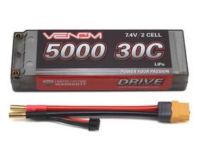 Vnr15080 Venom 30c 7.4v 5000mah 2s Lipo Uni P