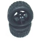 16044k Wheels Complete Racing Redcat Black Rims