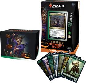 Wizards Of The Coast C89610000 Innistrad Midnight Hunt Commander Deck Coven Counters Green-white