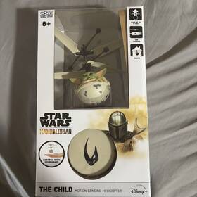 World Tech Toys Wt36677 The Child Motion Sensing Helicopter Star Wars Mandalorian
