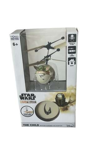 01677 Worldtech World Tech Toy Star Wars Mandalorian The Child Baby Yoda Motion Sense Helicopter